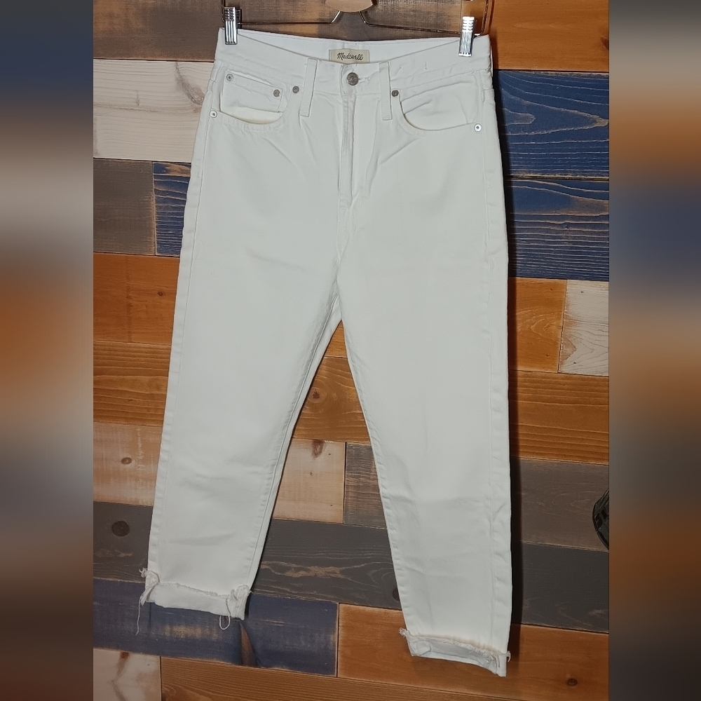 Madewell The Perfect Summer Jean White 27 - Picture 2 of 8